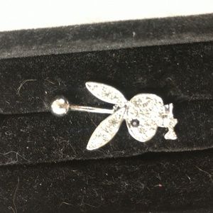 Playboy belly ring